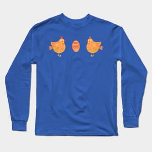 The chickens and the egg, version 2 Long Sleeve T-Shirt